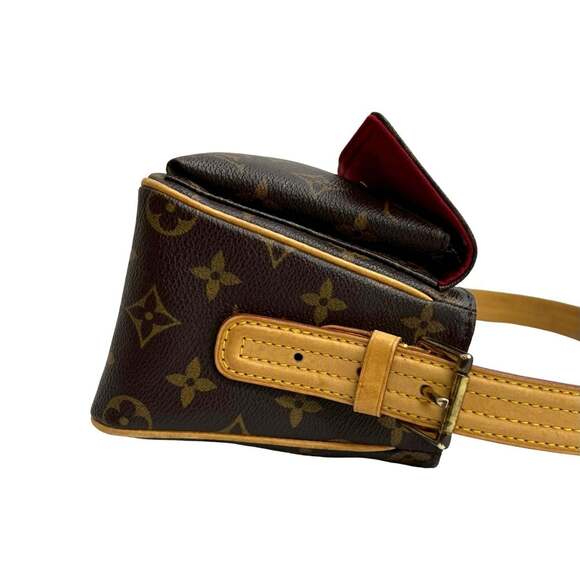 LOUIS VUITTON Brown Monogram Leather Shoulder Bag - Picture 6 of 10